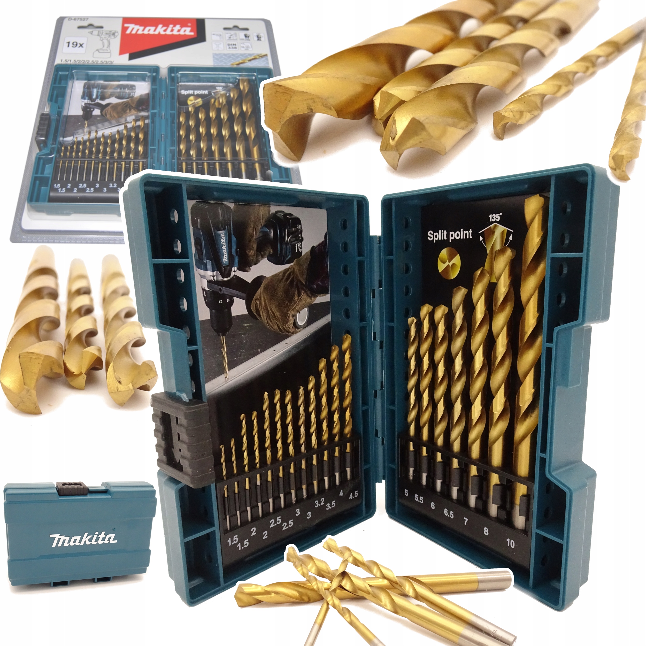 Sada vrtákov do kovu Makita B-67795